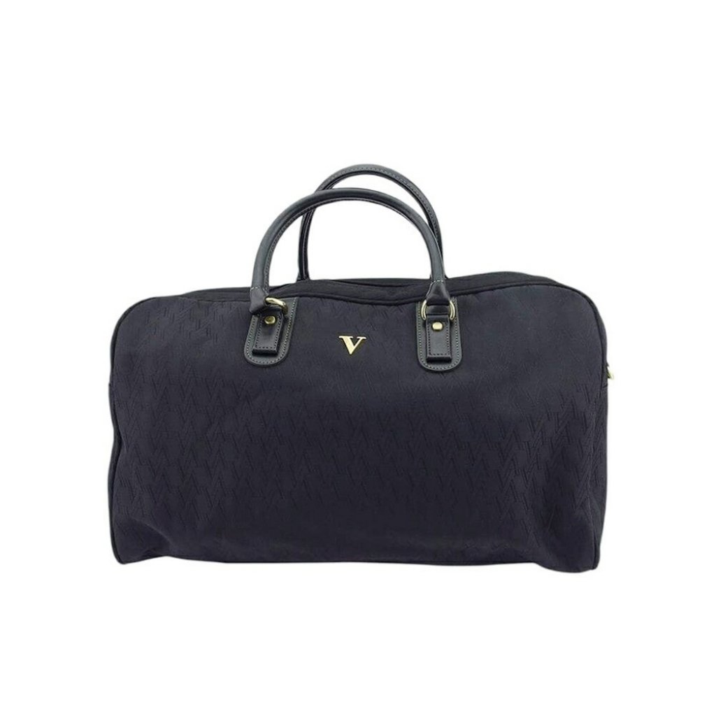 Valentino Boston Bag Black Gold Women Authentic Secondhand